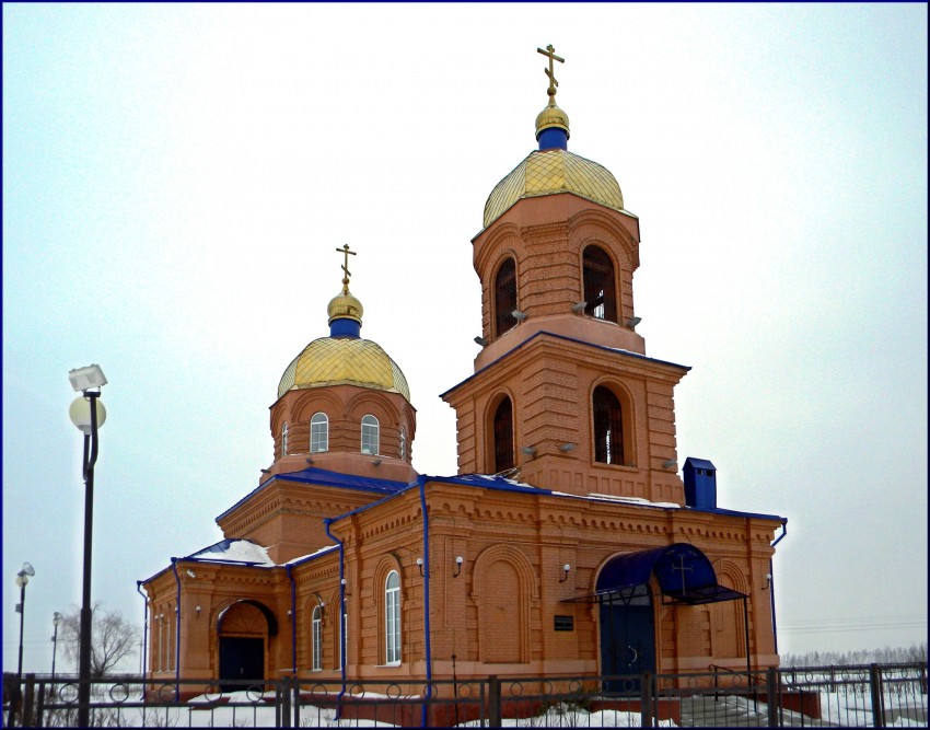 Церковь Иоанна Богослова, Филькино (Красногвардейский район, Белгородская область). общий вид в ландшафте