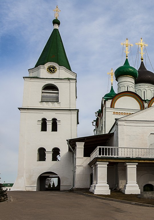 Печёрский Вознесенский монастырь. Колокольня, Нижегородский район (Нижний Новгород, город, Нижегородская область). фасады