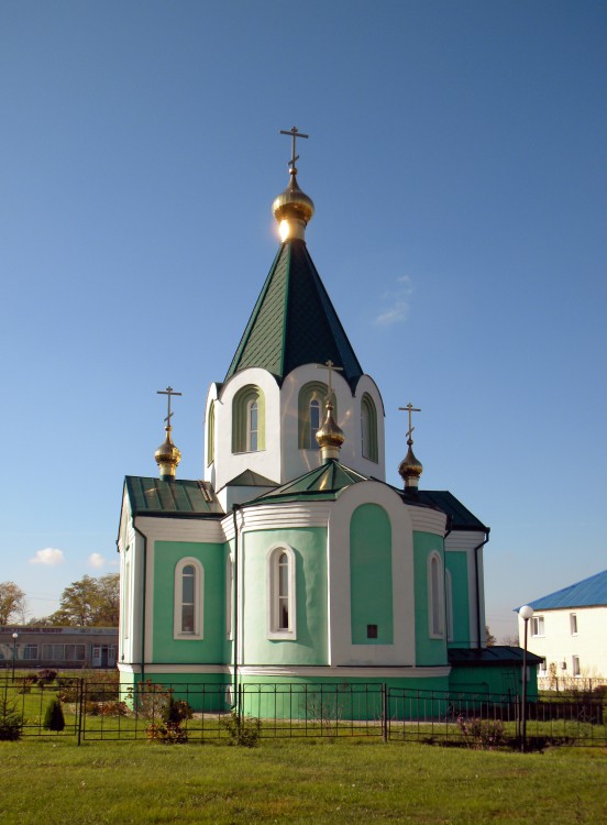 Церковь Троицы Живоначальной, Журавка (Прохоровский район, Белгородская область). общий вид в ландшафте