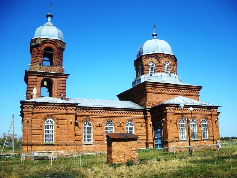 Церковь Иоанна Богослова, Филькино (Красногвардейский район, Белгородская область). общий вид в ландшафте