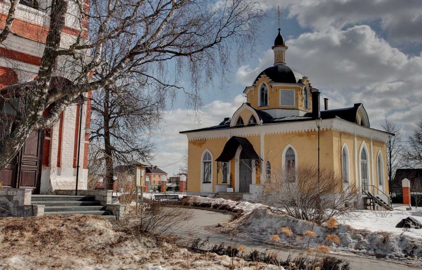 Крестильная церковь Петра и Павла в Пучкове, Пучково (Троицкий административный округ (ТАО), г. Москва). фасады