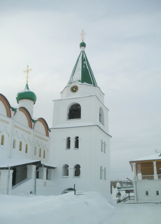 Нижегородский район. Печёрский Вознесенский монастырь. Колокольня. фасады