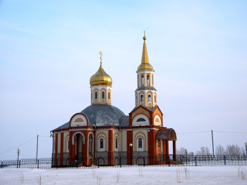 Церковь Иоанна Богослова, Холодное (Прохоровский район, Белгородская область). общий вид в ландшафте