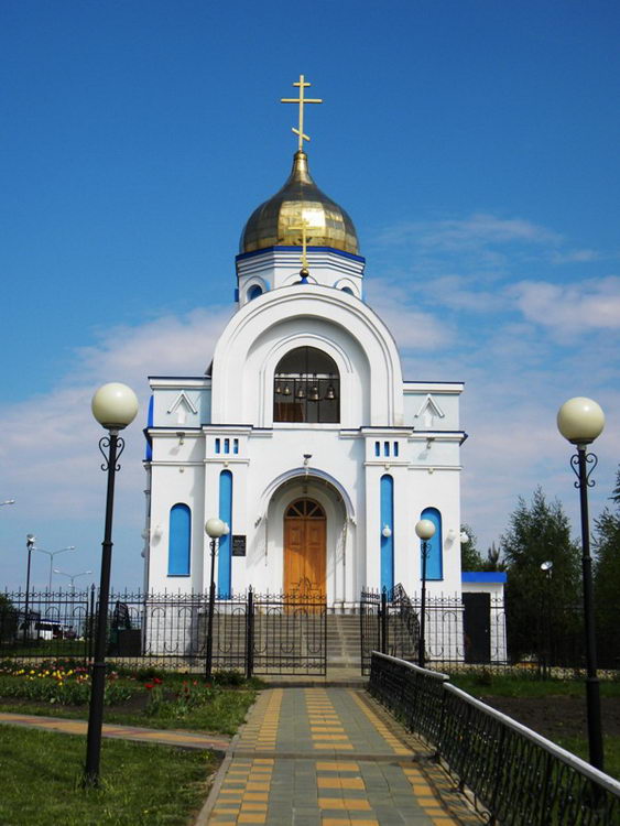 Церковь Казанской иконы Божией Матери, Вязовое (Краснояружский район, Белгородская область). общий вид в ландшафте