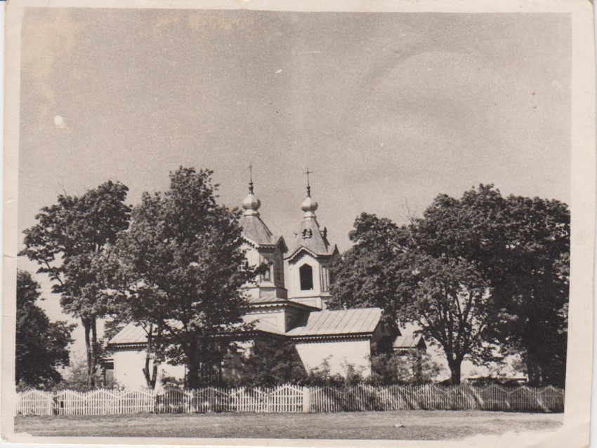 Сетище. Церковь Покрова Пресвятой Богородицы. архивная фотография, Фото сделано в 50-е годы.