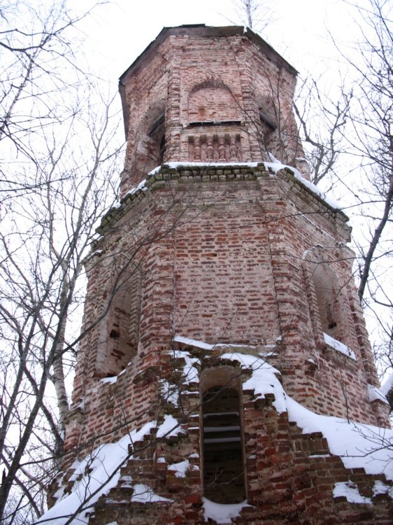 Церковь Троицы Живоначальной, Увицы, погост (Осташковский городской округ, Тверская область). фасады, Колокольня Троицкой церкви