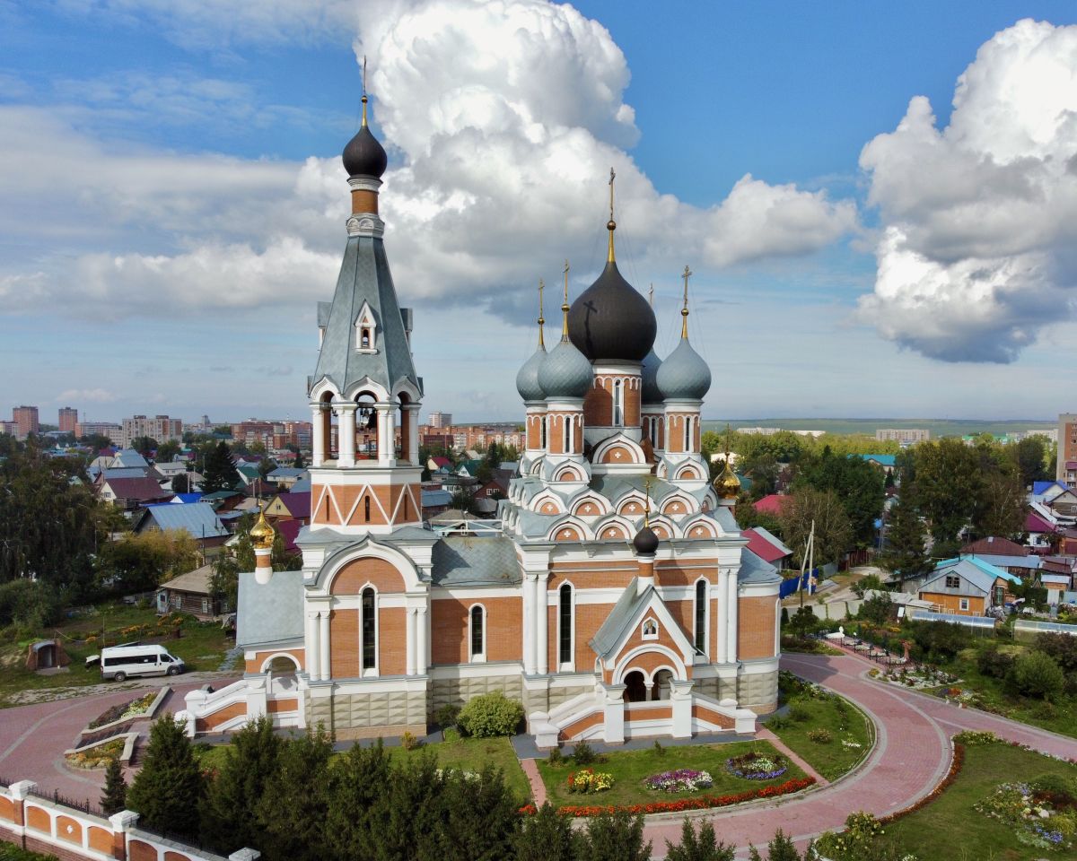 Кафедральный собор Преображения Господня, Бердск (Бердск, город, Новосибирская область). фасады, Вид с юга