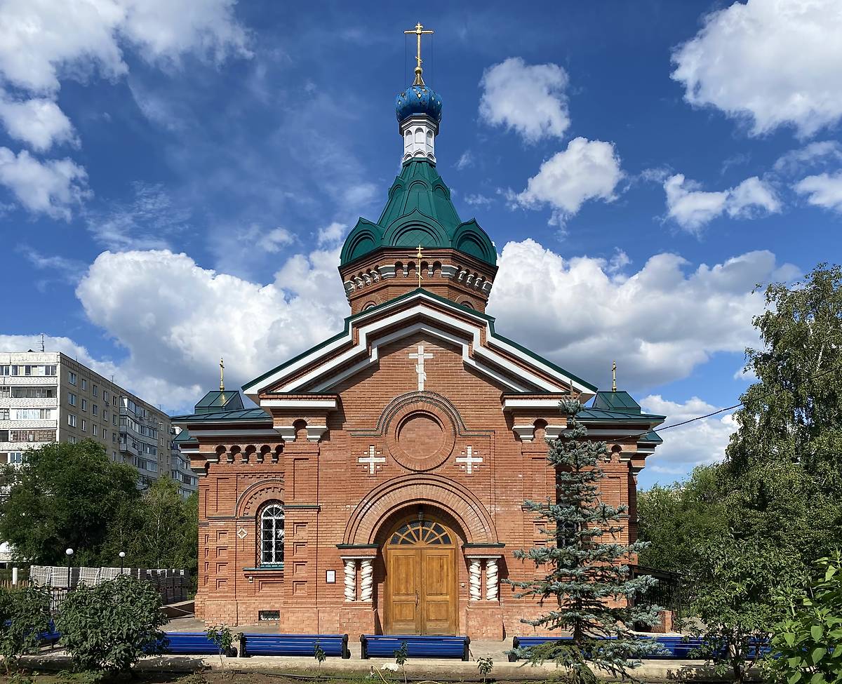 Вид с запада, фасады. Церковь Богоявления Господня (крестильная), Оренбург (Оренбург, город, Оренбургская область)