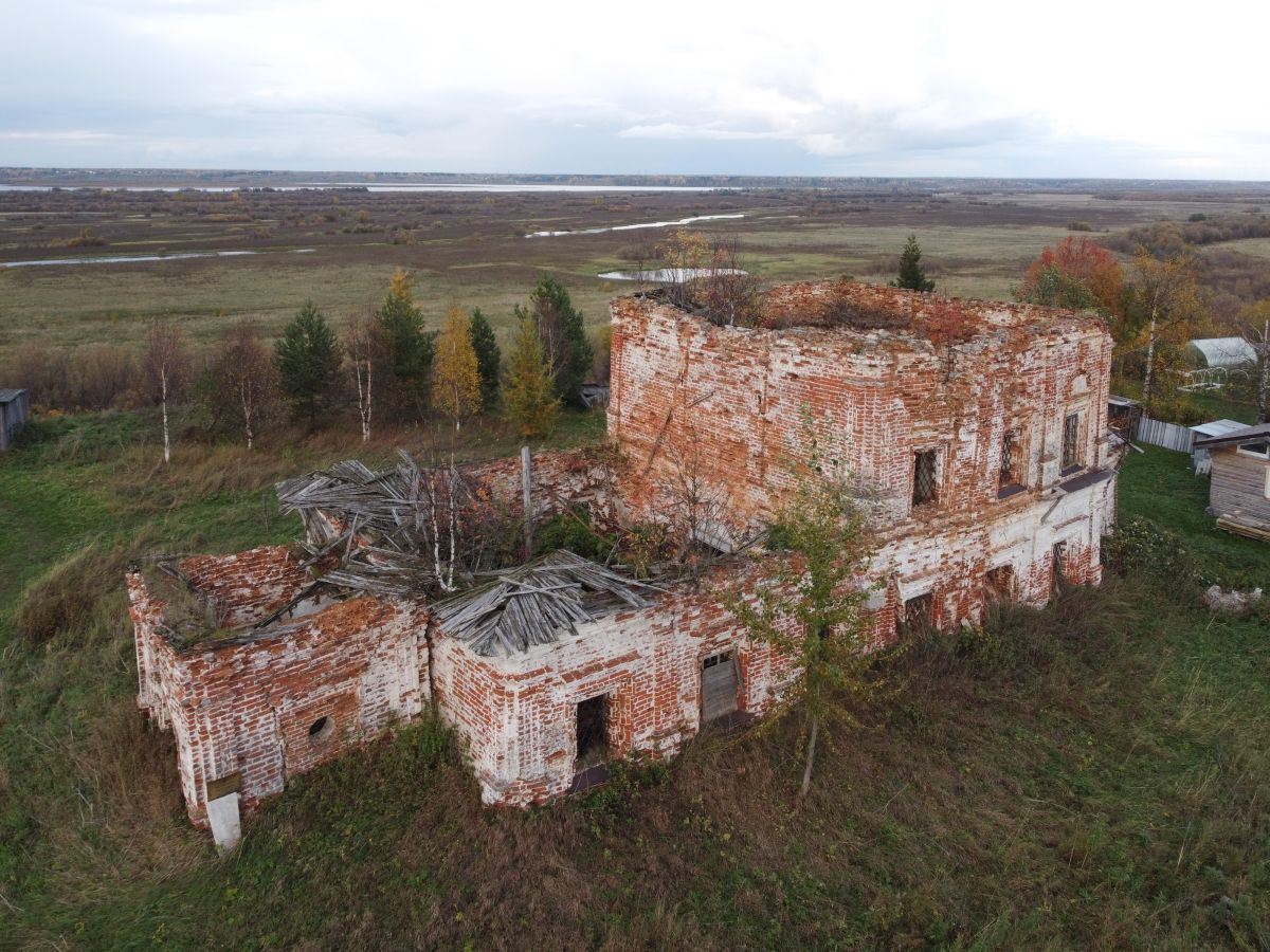 Церковь Николая Чудотворца, Верхнее Койдокурье (Холмогорский район, Архангельская область). фасады