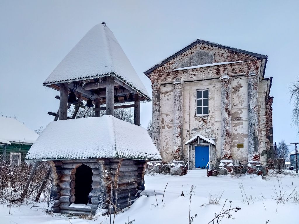 Церковь Вознесения Господня, Вознесенье (Приморский район, Архангельская область). фасады