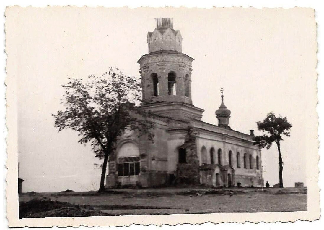 Церковь Василия Великого, Ромны (Роменский район, Украина, Сумская область). архивная фотография, Фото 1941 г. с аукциона e-bay.de