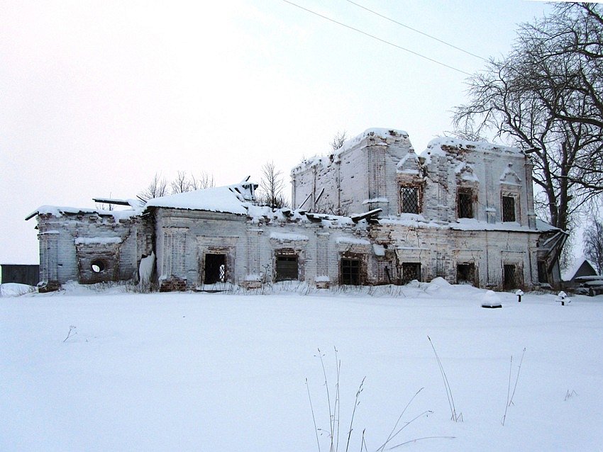 Церковь Николая Чудотворца, Верхнее Койдокурье (Холмогорский район, Архангельская область). фасады, вид с юго-запада