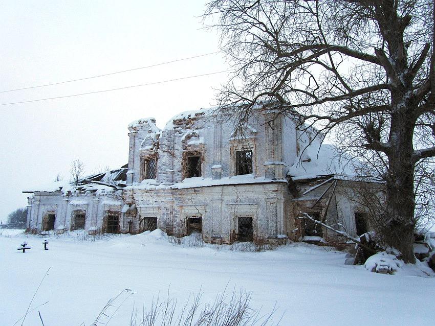 Церковь Николая Чудотворца, Верхнее Койдокурье (Холмогорский район, Архангельская область). фасады, южный фасад