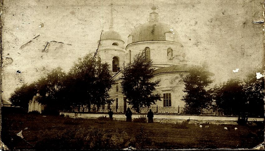 Уинское. Церковь Петра и Павла. архивная фотография, Петропавловская церковь, фото 1836г.