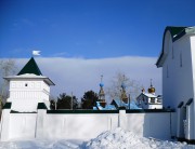 Богоявленский мужской монастырь, вид с юго-западной стороны, угловая башенка ограды<br>, Верхняя Курья, Пермь, город, Пермский край