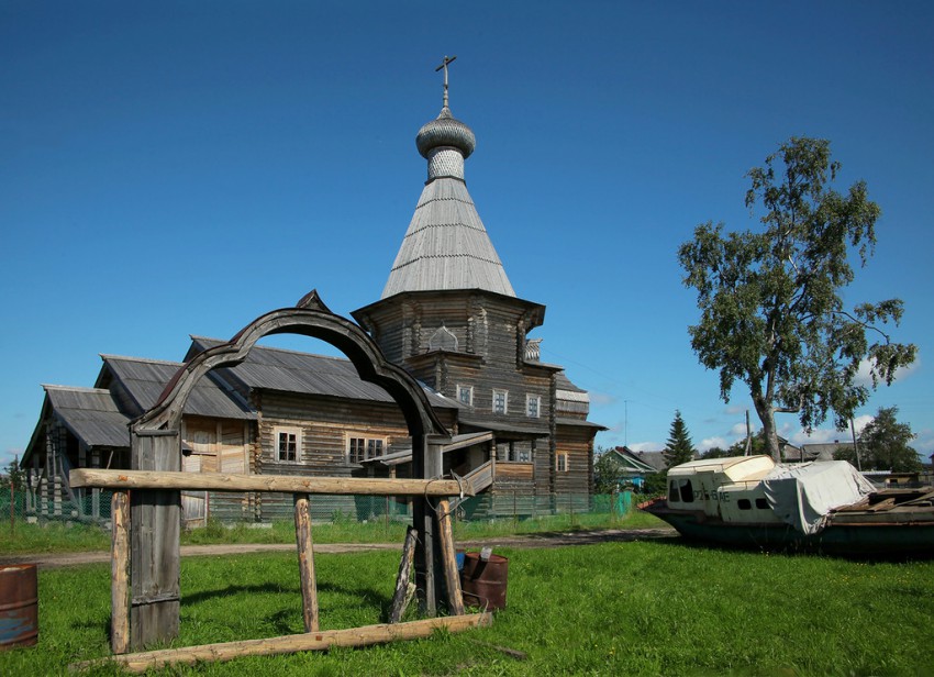 Церковь Николая Чудотворца, Конецдворье (Приморский район, Архангельская область). фасады