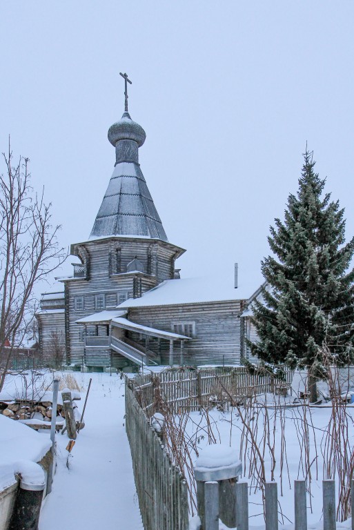 Церковь Николая Чудотворца, Конецдворье (Приморский район, Архангельская область). фасады