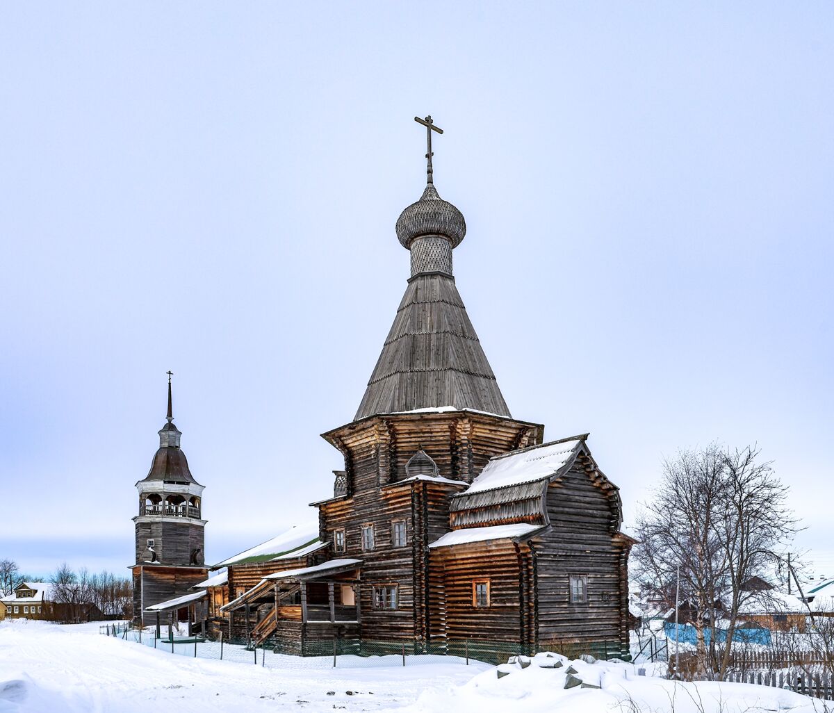Церковь Николая Чудотворца, Конецдворье (Приморский район, Архангельская область). фасады