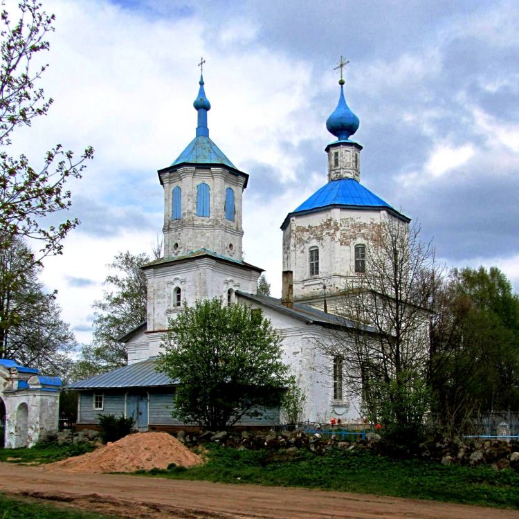 Церковь Николая Чудотворца, Метлино (Торопецкий район, Тверская область). фасады, вид с юго-запада