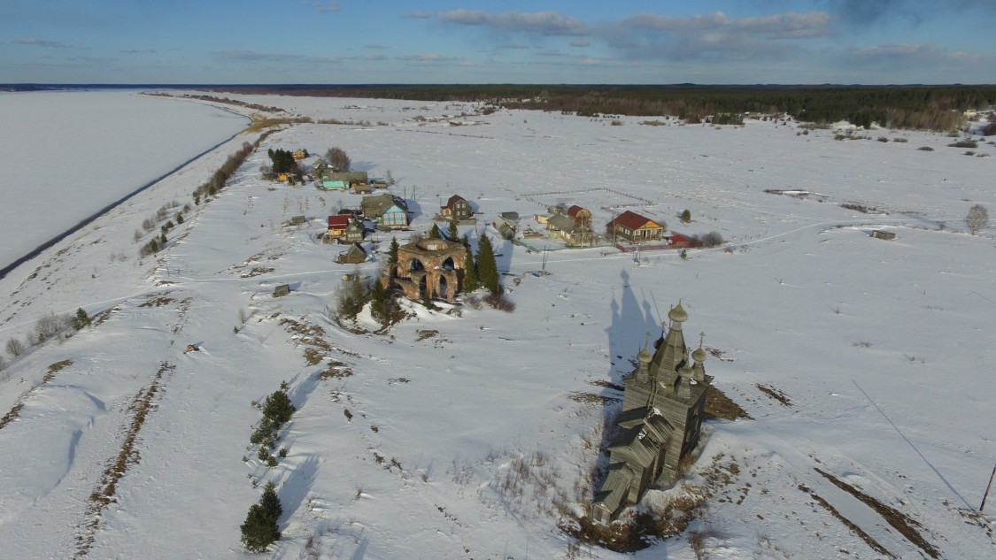 Погост (Ракула). Храмовый комплекс Ракульского погоста. фасады