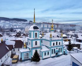 Мундыбаш. Церковь Успения Пресвятой Богородицы