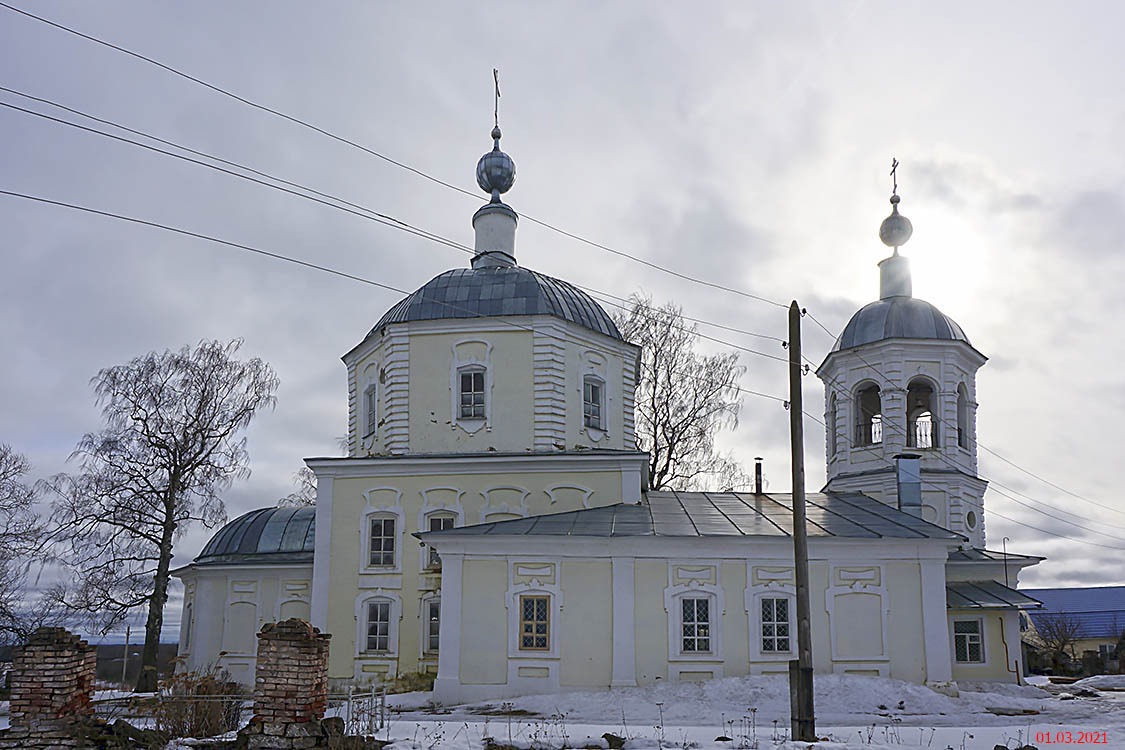 Церковь Симеона Столпника, Семёновское (Торжокский район и г. Торжок, Тверская область). фасады
