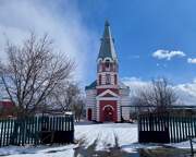 Церковь Михаила Архангела, Вид с запада<br>, Береговая, Кемеровский район, Кемеровская область