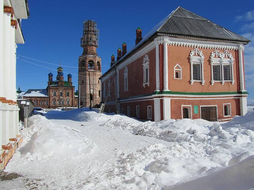 Усолье. Спасо-Преображенский женский монастырь. фасады, вид с юга