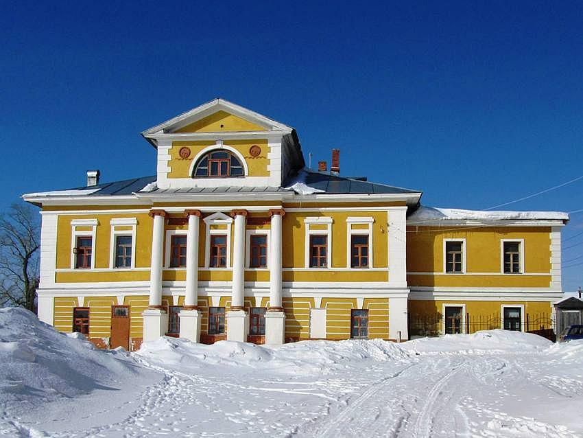 Спасо-Преображенский женский монастырь, Усолье (Усольский район, Пермский край). фасады, административный корпус (б. архив и чертежная Строгановых)