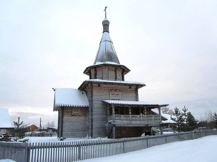 Большое Тойнокурье. Церковь Георгия Победоносца. фасады, вид с севера