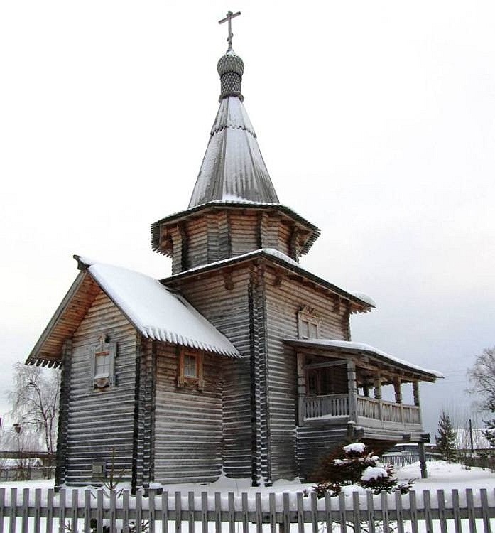 Большое Тойнокурье. Церковь Георгия Победоносца. фасады, вид с северо-востока