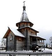 Церковь Георгия Победоносца, вид с северо-востока<br>, Большое Тойнокурье, Приморский район, Архангельская область