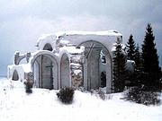 Церковь Покрова Пресвятой Богородицы (каменная), вид с юго-запада<br>, Погост (Ракула), Холмогорский район, Архангельская область