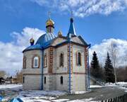 Церковь иконы Божией Матери "Одигитрия", Вид с востока<br>, Демьяновка, Ленинск-Кузнецкий район и г. Ленинск-Кузнецкий, Кемеровская область