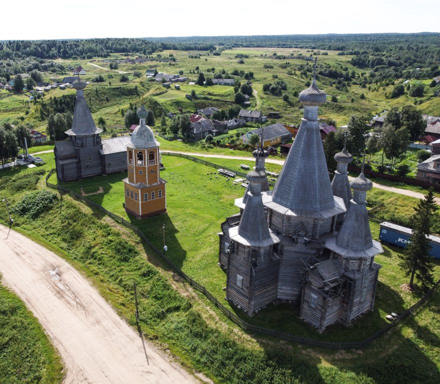 Храмовый комплекс Нёнокоцкого погоста, Нёнокса (Северодвинск, город, Архангельская область). фасады