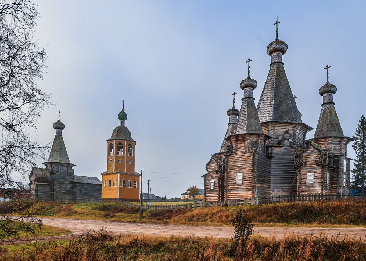 Храмовый комплекс Нёнокоцкого погоста, Нёнокса (Северодвинск, город, Архангельская область). художественные фотографии