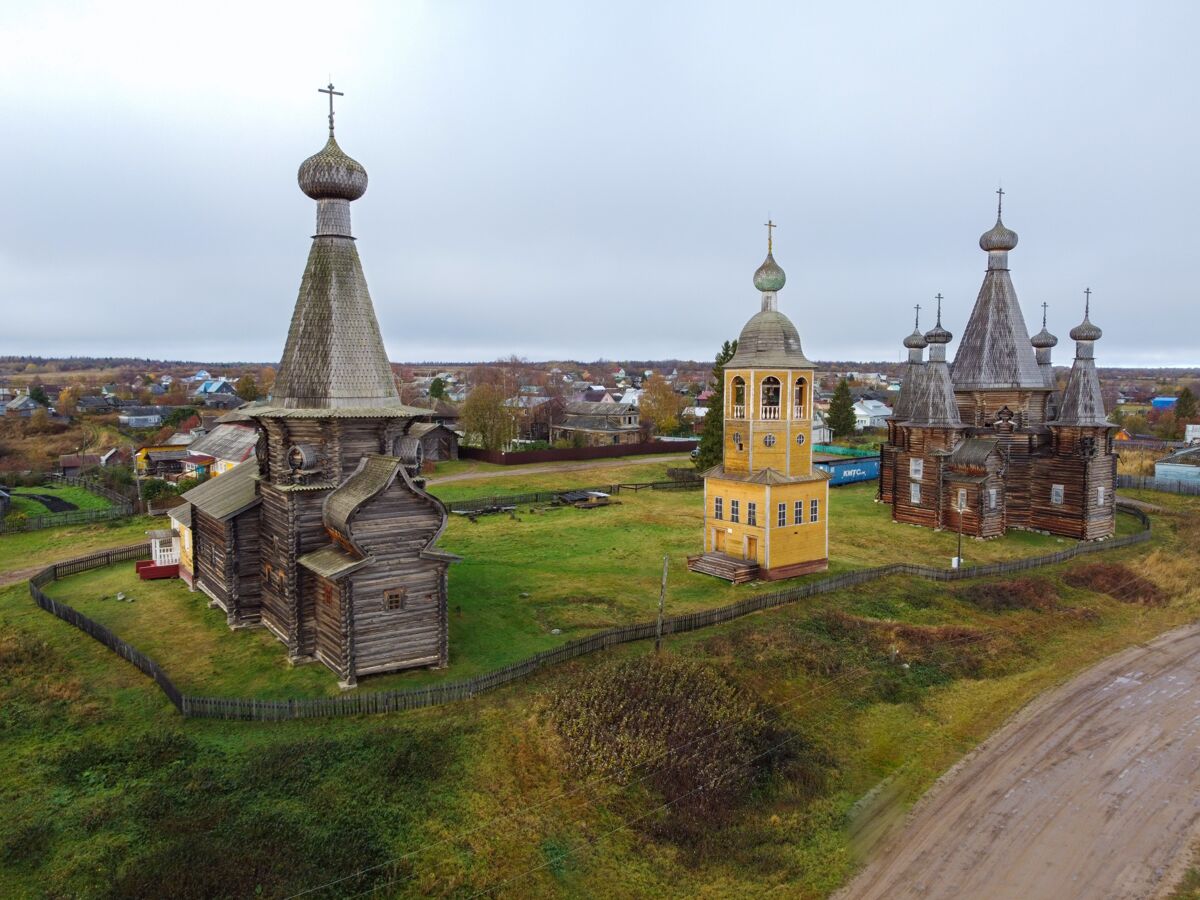 Храмовый комплекс Нёнокоцкого погоста, Нёнокса (Северодвинск, город, Архангельская область). фасады