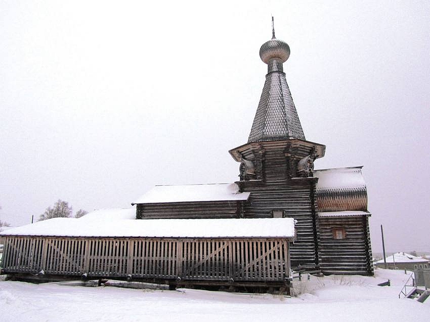 Нёнокса. Церковь Николая Чудотворца. фасады, вид с юга