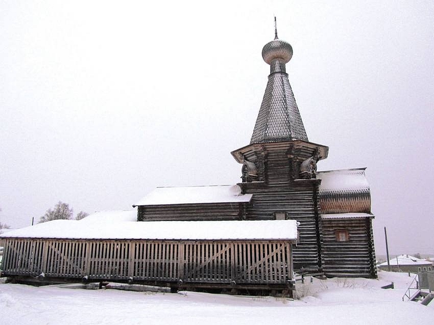 Церковь Николая Чудотворца, Нёнокса (Северодвинск, город, Архангельская область). фасады, вид с юга