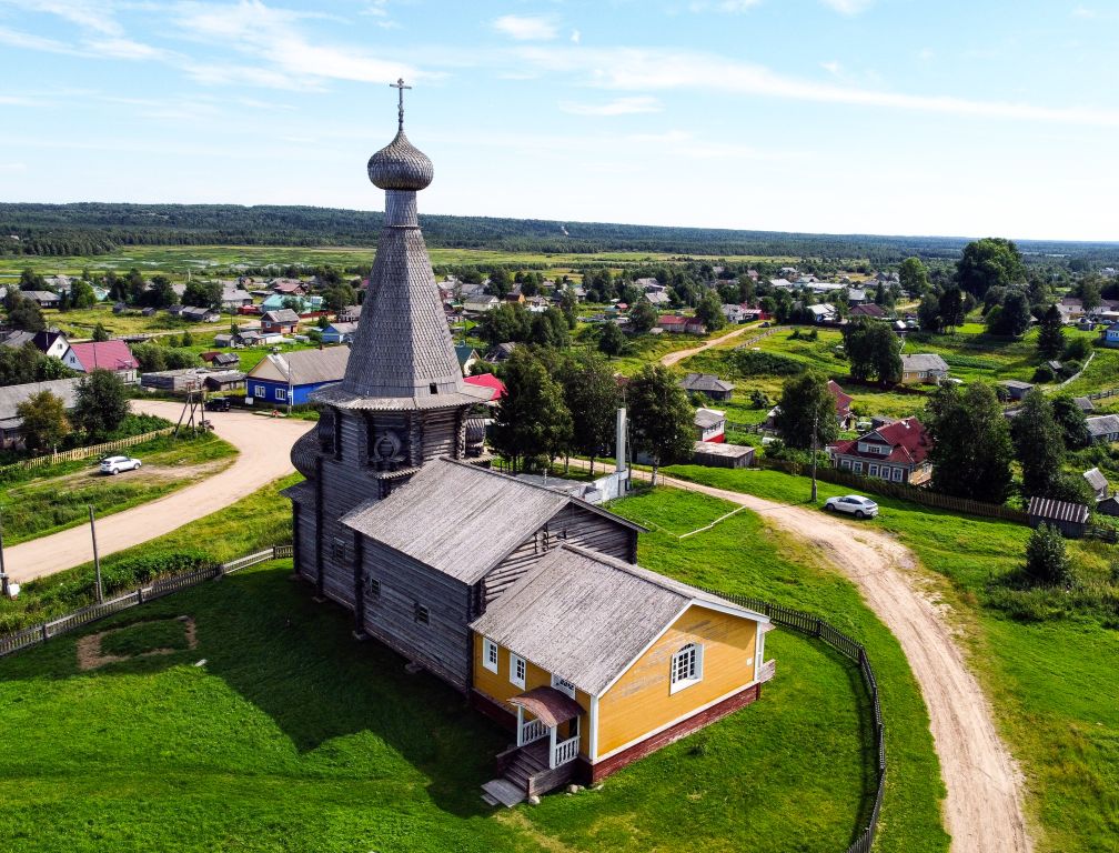 Церковь Николая Чудотворца, Нёнокса (Северодвинск, город, Архангельская область). фасады
