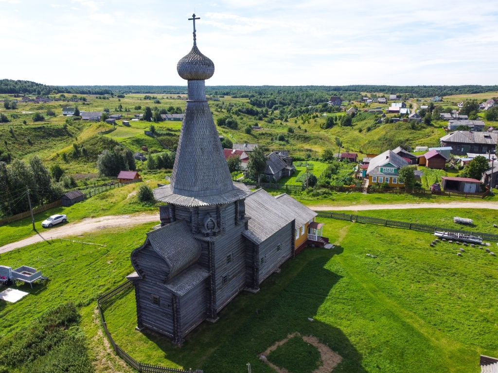 Церковь Николая Чудотворца, Нёнокса (Северодвинск, город, Архангельская область). фасады