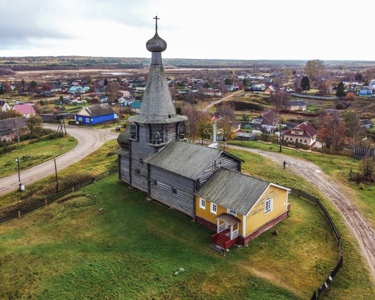 Церковь Николая Чудотворца, Нёнокса (Северодвинск, город, Архангельская область). фасады
