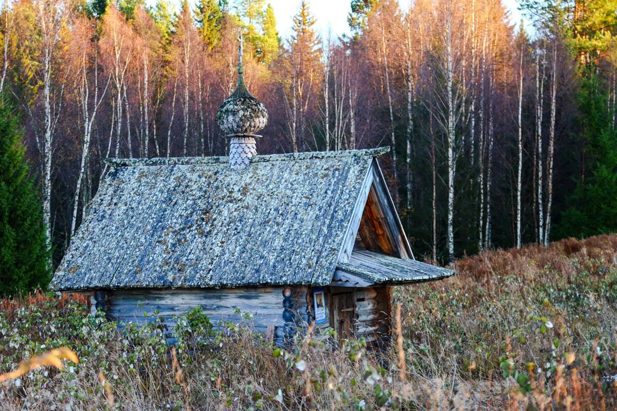 Часовня Алексия, человека Божия, Куртяево, урочище (Северодвинск, город, Архангельская область). фасады