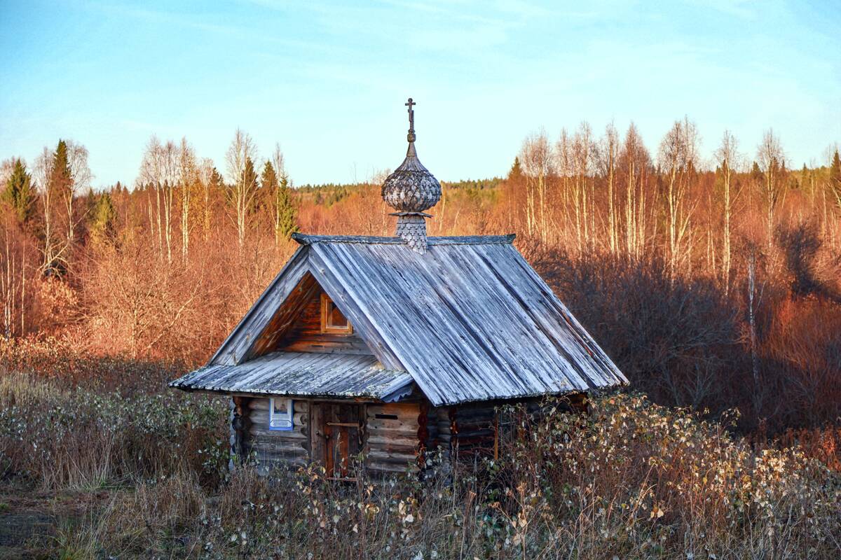 Часовня Алексия, человека Божия, Куртяево, урочище (Северодвинск, город, Архангельская область). фасады