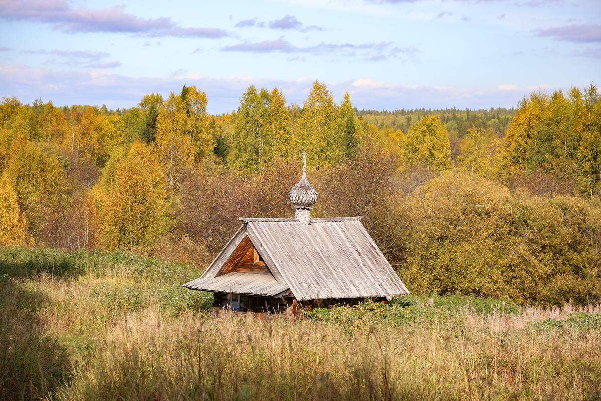 Часовня Алексия, человека Божия, Куртяево, урочище (Северодвинск, город, Архангельская область). фасады