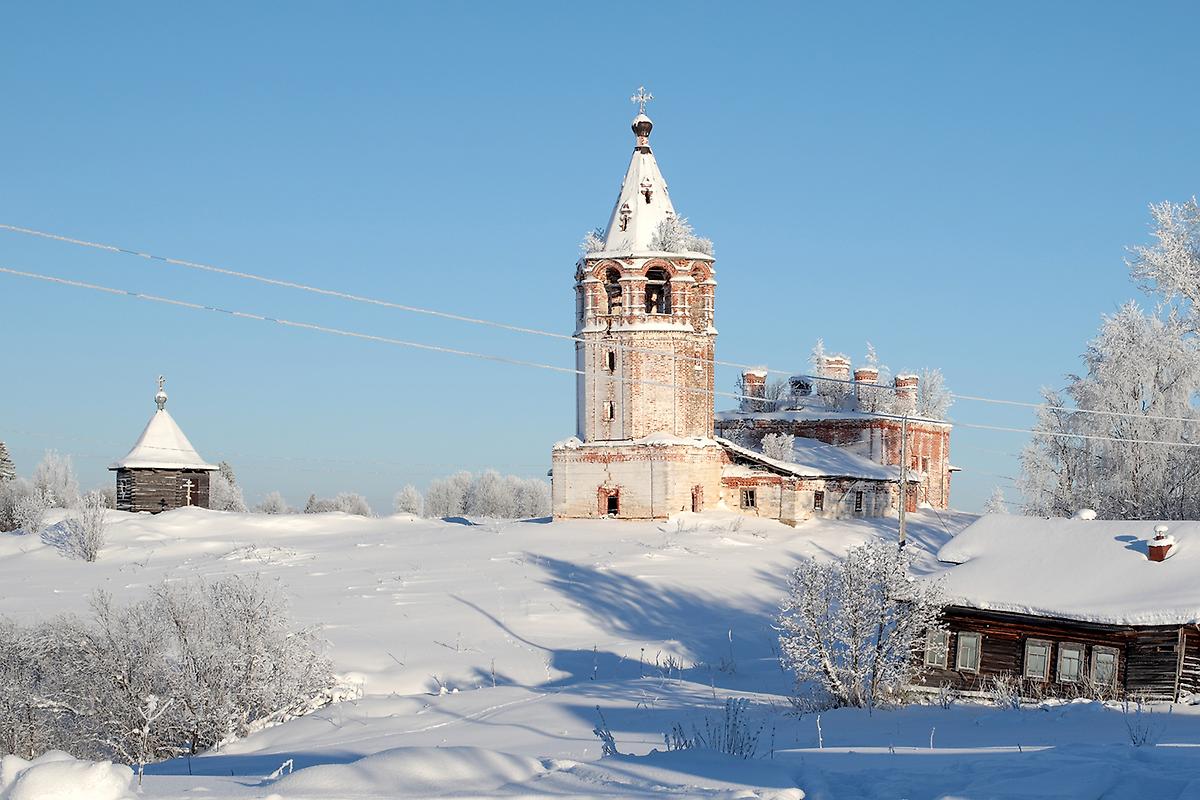фасады. Церковь Варвары великомученицы, Ухтострово (Шеинская) (Холмогорский район, Архангельская область)