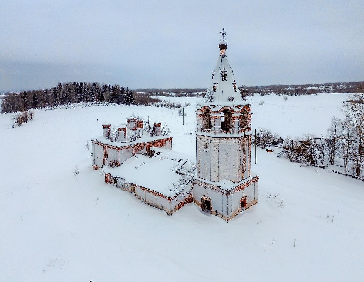 фасады. Церковь Варвары великомученицы, Ухтострово (Шеинская) (Холмогорский район, Архангельская область)