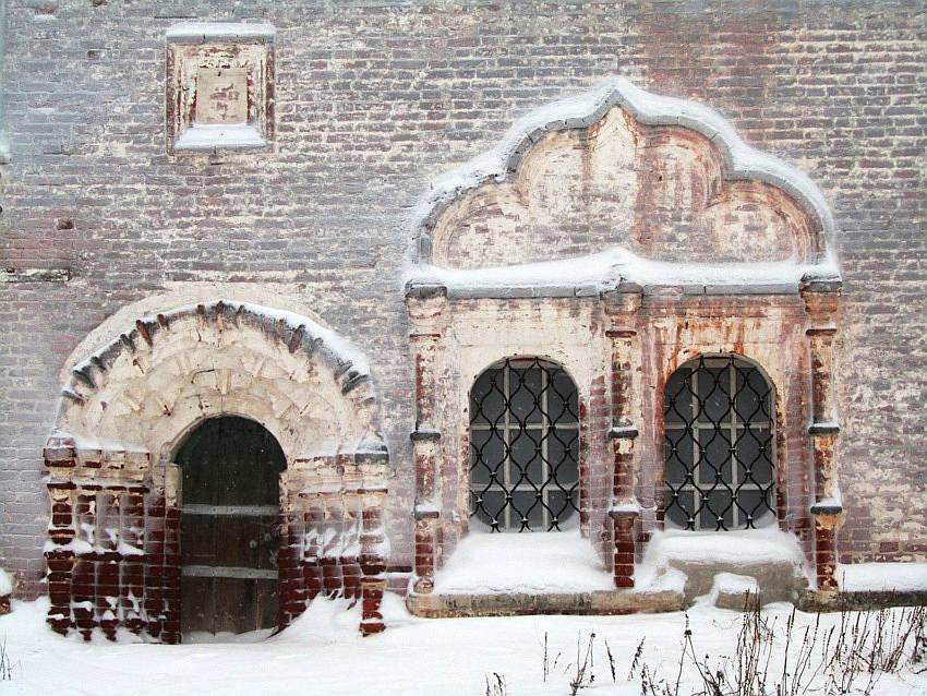 Церковь Василия Великого, Погост (Быстрокурье) (Холмогорский район, Архангельская область). архитектурные детали, декор южного фасада