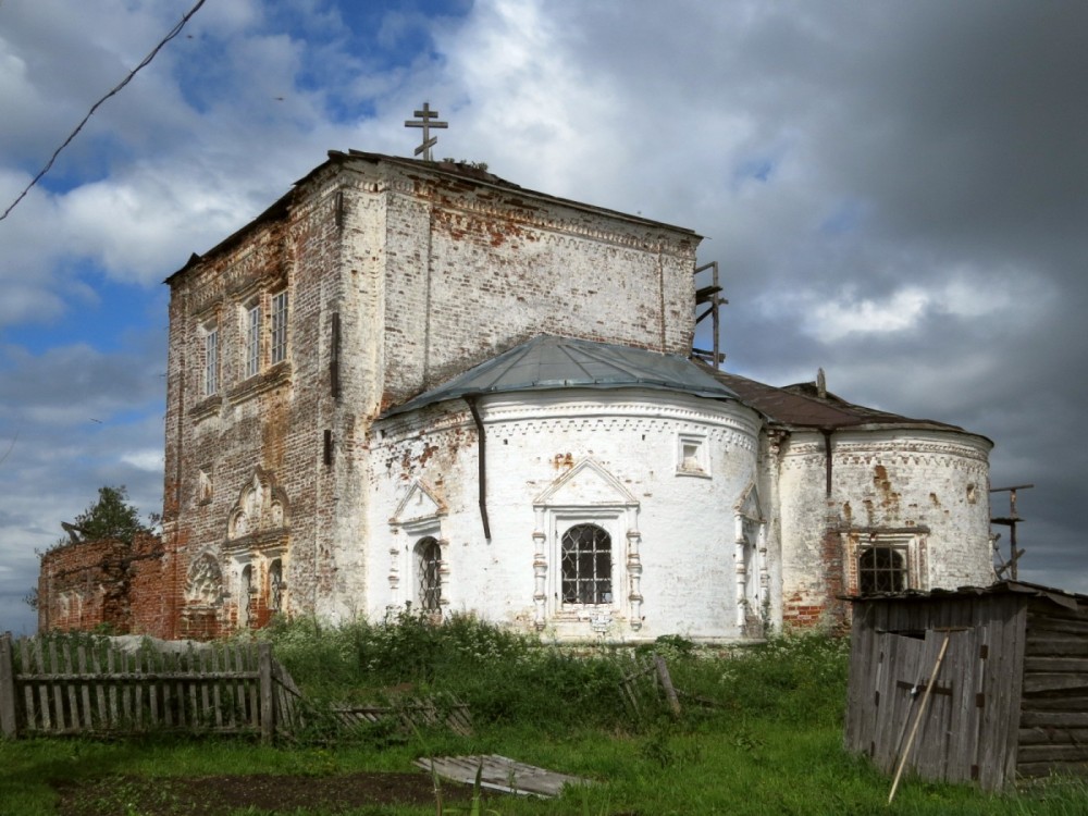 Погост (Быстрокурье). Церковь Василия Великого. фасады