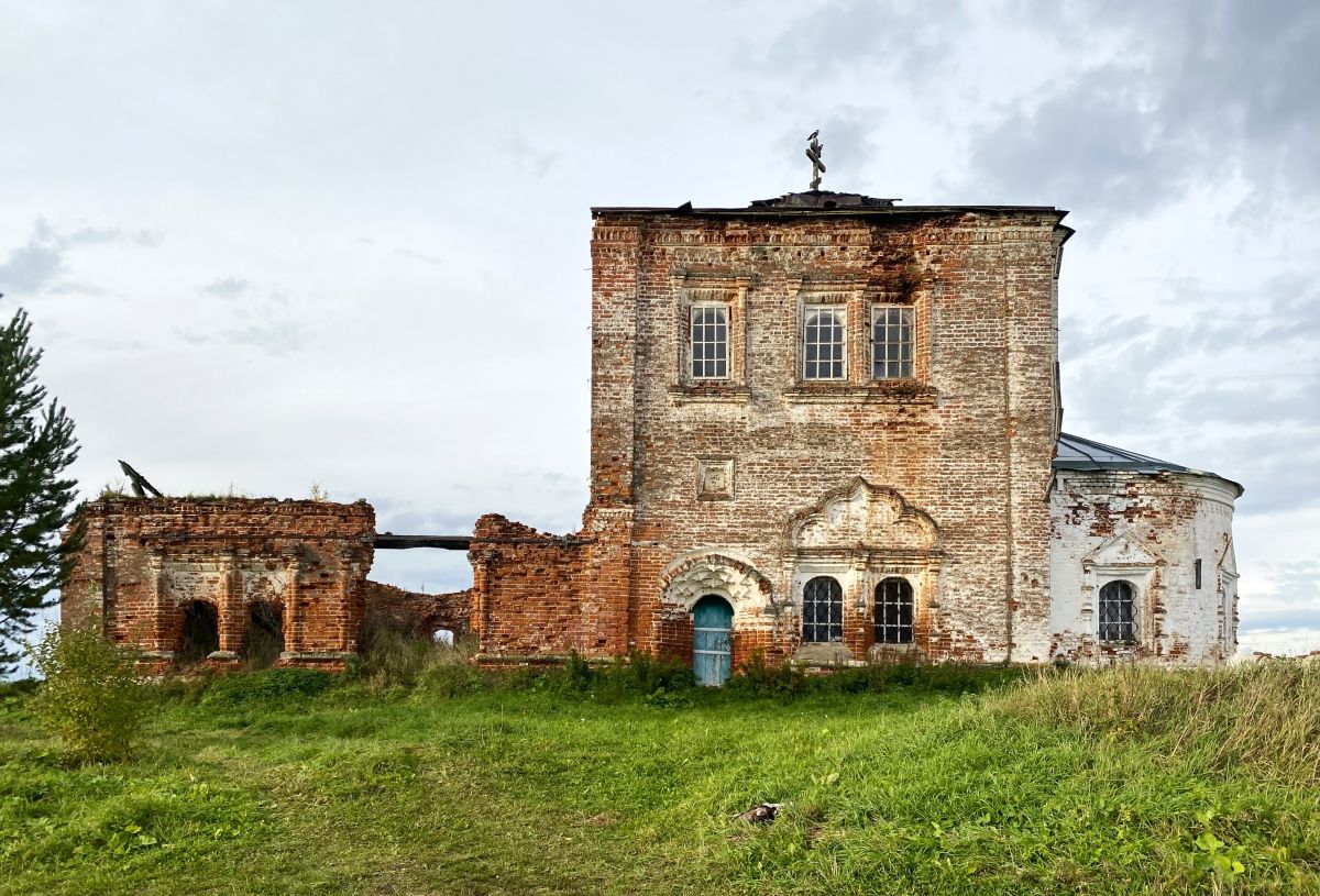 Погост (Быстрокурье). Церковь Василия Великого. фасады, Вид с юга